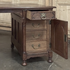 Mid-Century Neogothic Executive Desk by Jansen & Sons of Amsterdam