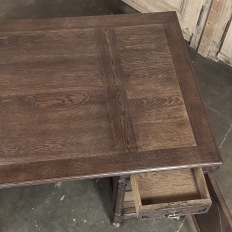 Mid-Century Neogothic Executive Desk by Jansen & Sons of Amsterdam