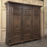 Grand 19th Century Louis XIV Liegeoise Triple Armoire