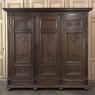 Grand 19th Century Louis XIV Liegeoise Triple Armoire