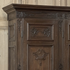 Grand 19th Century Louis XIV Liegeoise Triple Armoire