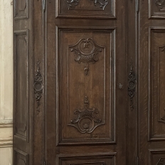 Grand 19th Century Louis XIV Liegeoise Triple Armoire