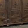 Grand 19th Century Louis XIV Liegeoise Triple Armoire