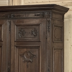 Grand 19th Century Louis XIV Liegeoise Triple Armoire