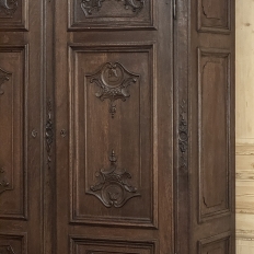 Grand 19th Century Louis XIV Liegeoise Triple Armoire