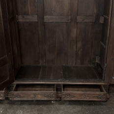 Grand 19th Century Louis XIV Liegeoise Triple Armoire