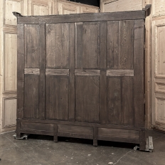 Grand 19th Century Louis XIV Liegeoise Triple Armoire