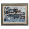 Framed Oil Painting on Canvas ~ Port de Plaisance by Pol Renar