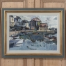 Framed Oil Painting on Canvas ~ Port de Plaisance by Pol Renar