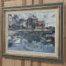 Framed Oil Painting on Canvas ~ Port de Plaisance by Pol Renar