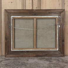 Framed Oil Painting on Canvas ~ Port de Plaisance by Pol Renar