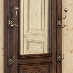 19th Century French Neoclassical Walnut Hall Tree