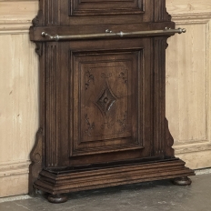 19th Century French Neoclassical Walnut Hall Tree