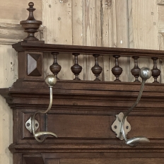19th Century French Neoclassical Walnut Hall Tree
