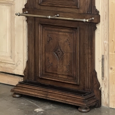19th Century French Neoclassical Walnut Hall Tree