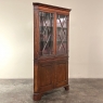Antique English Georgian Corner Curio Cabinet ~ Display Case