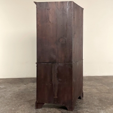 Antique English Georgian Corner Curio Cabinet ~ Display Case