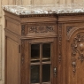 19th Century French Louis XVI Marble Top Display Buffet