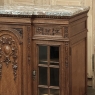 19th Century French Louis XVI Marble Top Display Buffet