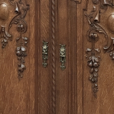 19th Century French Louis XVI Marble Top Display Buffet