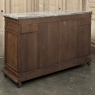 19th Century French Louis XVI Marble Top Display Buffet