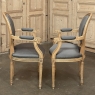 Pair Antique French Louis XVI Armchairs ~ Fauteuils