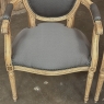 Pair Antique French Louis XVI Armchairs ~ Fauteuils