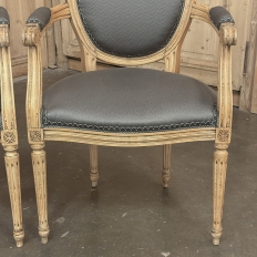 Pair Antique French Louis XVI Armchairs ~ Fauteuils