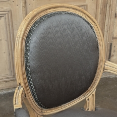 Pair Antique French Louis XVI Armchairs ~ Fauteuils