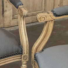 Pair Antique French Louis XVI Armchairs ~ Fauteuils