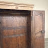 19th Century Country French Armoire in Stripped Oak