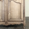 19th Century Country French Armoire in Stripped Oak