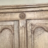 19th Century Country French Armoire in Stripped Oak