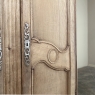 19th Century Country French Armoire in Stripped Oak