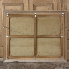 Antique Framed Oil Painting on Canvas by Rene Clarot (1882-1972)