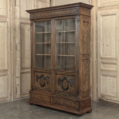 19th Century French Louis XVI Walnut Bookcase