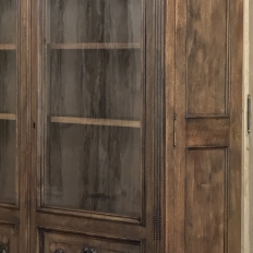 19th Century French Louis XVI Walnut Bookcase