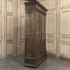 19th Century French Louis XVI Walnut Bookcase