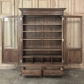 19th Century French Louis XVI Walnut Bookcase