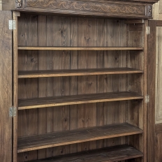 19th Century French Louis XVI Walnut Bookcase