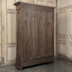 19th Century French Louis XVI Walnut Bookcase