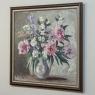 Framed Still Life Oil Painting on Canvas by G. Davoise