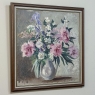 Framed Still Life Oil Painting on Canvas by G. Davoise
