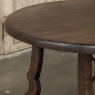 Antique Rustic Spanish Round Center Table
