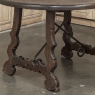 Antique Rustic Spanish Round Center Table