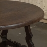 Antique Rustic Spanish Round Center Table
