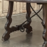 Antique Rustic Spanish Round Center Table