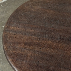 Antique Rustic Spanish Round Center Table