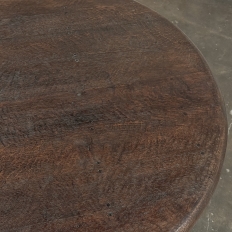 Antique Rustic Spanish Round Center Table