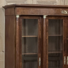 Grand 19th Century French Second Empire Mahogany Bookcase